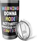 DONNA Personalized Name Funny Cute Custom DONNA Name Stainless Steel Insulated Tumbler - Image 4