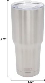 BUILT Double Walled Stainless Steel Tumbler Set with Replacement Lid, 2 Reusable Tritan Wire Straw Cleaning Brush in Gift Box, 30-ounces - Image 5