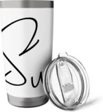 Sue Custom Girls Personalized First Name - Sue Stainless Steel Insulated Tumbler - Image 4