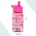Wildkin Kids 16 Oz Water Bottle – BPA-Free Tritan, Leak-Proof Lid, Durable & Easy to Clean - Horses - Image 4