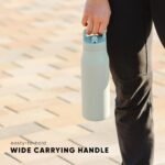 Simple Modern Water Bottle with Straw lid | Insulated Stainless Steel Thermos | Reusable Travel Water Bottles for Gym & Sports | Leak Proof & BPA Free | 24oz, Graphite - Image 7