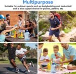 Cyrank Large Water Bottle, 1l Water Jug with Handle Clear Sport Bottle Reusable Plastic Leak Proof Jug for Fitness Outdoor Sports Camping, 7.5x3.9 In - Image 4