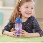 Skip Hop Toddler Sippy Cup with Straw, Zoo Straw Bottle with Tritan Renew, 12 oz. Butterfly - Image 3