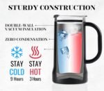 Onebttl Personalized Beer Stein, Beer Mug with Handle - Gifts for Beer Lovers, Men Who Have Everything on Birthday, Christmas - Customized Monogram 24 oz Double Wall Stainless Steel Cup, J - Image 4