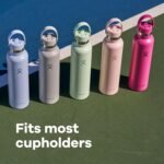 Hydro Flask Water Bottle - Insulated Stainless Steel - Straw Lid, Non Spill, Leakproof 24 Oz Trillium Pink - Image 5