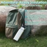 Vacuum Insulated Stainless Steel Water Bottle with Tea Infuser - Wide Mouth,BPA-Free, Leak- Proof,Keeps Cold 24H/ Hot 12H- Ideal for Travel,Office, Gym - Image 3