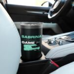 Sabrina Ionescu - Called Game from the Logo - NY Basketball Stainless Steel Insulated Tumbler - Image 6