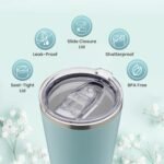 The Navy Knot Bridesmaid Tumbler Cup – Seamist Mint, Vacuum Insulated Stainless Steel, Personalized Bridal Shower Gift, Bachelorette Party, Bride Travel Mug, Keeps Drinks Hot or Cold - Image 5