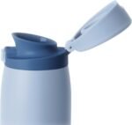 Simple Modern Sidekick Travel Coffee Mug | Ceramic-Lined Insulated Stainless Steel Tumbler | Leak-Proof and Cup Holder Friendly | 16oz, Soft Denim - Image 3