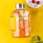 VENNERLI Half Gallon Water Bottle with Handle BPA Free Sports Water Bottles 74oz Large Plastic Water Jug 2.2L Motivational for Outdoor Hiking Camping Running (Clear) - Image 3