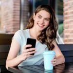 Alohastarttg Plastic Reusable Coffee Cups with Lids, 12oz Travel Tumbler, Hot & Cold, Microwave Safe, for Toddlers and On the Go, 16 Pack(16, Blue) - Image 4