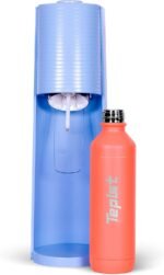 Tepist TwentyO 20oz Stainless Steel Bottle Compatible with Sodastream Machines | Powder Coated Coral | Vacuum Sealed | Double Walled | Leak-Proof | Easy to Carry | Reusable Bottle - Image 3