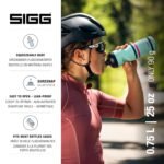 Sigg Pulsar Glacier Bike Water Bottle (0.75 L), Leakproof Cycling Bottle, Super Lightweight and BPA-Free Sports Bottle with SureSnap® Valve - Image 3