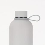 FAMKX Stainless Steel Double wall Insulated Narrow Mouth Sports Water Bottle With Handle, Cola Shape Vacuum flask(Smoky red) - Image 5