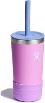 Hydro Flask Kids 12 Oz Tumbler with Lid and Straw for School - Insulated Stainless Steel in Anemone - Image 4
