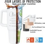 Chaos Coordinator Tumbler with Handle and Straw Chaos Boss Cup Coffee Travel Mug Thanks Gifts for Boss Women Coworker Manager Mom Dad Workers-40 oz Laser Engraved - Image 5