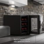 Compact 6-Bottle Wine Cooler with Smart Temperature Control and led Display - Image 4