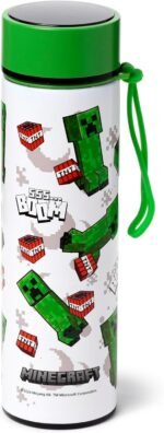 Reusable Stainless Steel Hot & Cold Insulated Drinks Bottle Digital Thermometer - Minecraft SSS… BOOM - Image 3