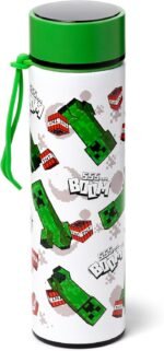 Reusable Stainless Steel Hot & Cold Insulated Drinks Bottle Digital Thermometer - Minecraft SSS… BOOM - Image 4