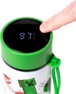 Reusable Stainless Steel Hot & Cold Insulated Drinks Bottle Digital Thermometer - Minecraft SSS… BOOM - Image 5