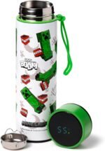 Reusable Stainless Steel Hot & Cold Insulated Drinks Bottle Digital Thermometer - Minecraft SSS… BOOM - Image 7