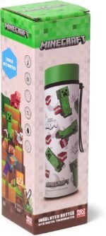 Reusable Stainless Steel Hot & Cold Insulated Drinks Bottle Digital Thermometer - Minecraft SSS… BOOM - Image 8
