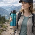 Fanhaw 20 Oz Insulated Stainless Steel Water Bottle with Chug Lid – Wide Mouth, Leak-Proof, BPA-Free – Ideal for Kids, Adults, Sports, Gym, and Outdoor Use (Green Blue) - Image 5