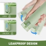 9oz Small Water Bottles with Straw, Mini Water Bottle with One-Hand Open Design, Leak-Proof Locking Lid for Hot&Cold Drinks, Small Travel Water Bottle - 100% Leakproof for School, Travel...(Mint) - Image 5