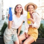 Insulated Water Bottle, 17oz Stainless Steel Water Bottles with straw lid, Metal Sports Water Bottles for Boys,Girls, Double Wall Vacuum BPA-Free Flask for School, Sports (Sea Blue & Yellow) - Image 5