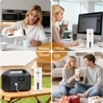 Alinayee Travel Kettle, Portable Travel Tea Electric Kettle for Hot Water, Small Kettle with 4 Temperature Controls, 304 Stainless Steel, Fast Boiling Water with Auto Shut-Off (White, 400ML) - Image 6