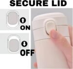 Insulated Water Bottle, Sports Bottles,Tumbler, Small Stainless Steel, Coffee Bottle, Metal Bottle, Purse Water Bottles for School,Travel, Leak Proof, BPA Free,11OZ (Black) - Image 4