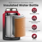 Xero Chill 1 Gallon Water Bottle - BPA-Free 128 oz Insulated Water Bottle for Cold & Hot Liquids - Leakproof, Double-Wall Stainless Steel Large Water Bottle - Image 3