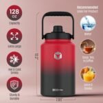 Xero Chill 1 Gallon Water Bottle - BPA-Free 128 oz Insulated Water Bottle for Cold & Hot Liquids - Leakproof, Double-Wall Stainless Steel Large Water Bottle - Image 4