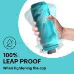 Greylock 20 oz Insulated Water Bottle with Straw Lid, Reusable Stainless Steel Sports Water Bottles with Foldable Handle, Leak Proof, Double-Wall Vacuum Insulation, 24 Hours Cold (Tides) - Image 3