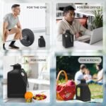 Magvortex Water Bottle 91oz, 2.7 liters, BPA-Free Plastic, Magnetic Phone Holder, Wide Mouth, Leakproof Flip-Top Lid, Large Daily Intake Chug Bottle for Hydration, Gym, Hiking & Daily Use - Image 5