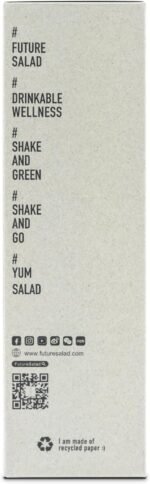 FUTURE SALAD Glass Water Bottle – 11.2 fl oz (330ml) Leak-Proof Drinking Bottle with Secure Lid, Portable & Reusable for Daily Hydration - Image 4