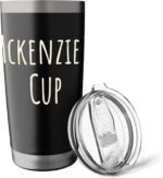 Mckenzie's Cup, Girl's Funny Custom Personalized Name Stainless Steel Insulated Tumbler - Image 5
