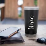 Wren Personalized Name Travel Mug Stainless Steel Insulated Tumbler - Image 8