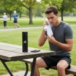 Chandler Stainless Steel Vacuum Bottle 16 OZ – Insulated Travel Bottle for Hot & Cold Coffee, Tea & Beverages – Fits Car Holders – Spill-Free Design - Blue - Image 3