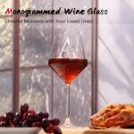 Personalized Gifts for Women, Monogrammed A-Z Wine Glass Customized Gift with Wine Stopper, Unique Christmas Birthday Gifts for Women Mom Friend Sister Wife -Dishwasher Safe (A) - Image 3