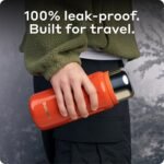 BOBBER 26 oz Stainless Steel Heavy Duty Thermo Flask with Removable Tea Infuser – Keeps Hot 28 Hours, Cold 42 Hours – Rugged, Leak-Proof, Dishwasher Safe Vacuum Insulated Bottle (Red) - Image 4