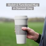 Copco Acadia 16 oz Travel Mug - Insulated Reusable Coffee Tumbler with Double-Walled Plastic, Leak-Proof Lid, BPA-Free - Portable Mug for Hot & Cold Drinks, Cup Holder Friendly (Damask) - Image 3