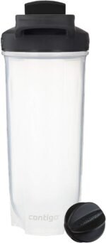 Contigo - 70290 Contigo Shake & Go Fit Snap Lid Shaker Bottle, 28 oz, Black - Image 3