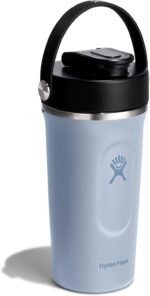 Hydro Flask Shaker Bottle – Insulated Stainless Steel Gym Bottle for Pre Workout & Protein 24 Oz Surf Blue - Image 3