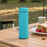 PARACITY Insulated Water Bottle, 15 oz Stainless Steel Water Bottles for Double Wall Vacuum Hot Drinks, Metal Water Bottle Keeps Hot for 12 Hrs, Cold for 24 Hrs, for Coffee, Tea (light blue) - Image 8