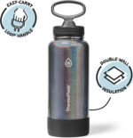 ThermoFlask 32 oz Double Wall Vacuum Insulated Stainless Steel Water Bottle with Straw Lid, Iron Night - Image 3