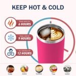 Personalized 40 Oz Tumbler with Handle and Straw, Custom Cup with Name & Birth Flower, Stainless Steel Travel Coffee Tumbler,Personalized Christmas Birthday Gifts for Women, Teen Girls - Image 3