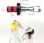6pcs Reusable Wine Stoppers, Silicone Vacuum Bottle Stopper,Expanding Manual Beverage Bottle Stopper,Wine Bottle Airtight Seal Cork - Image 3