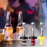 6pcs Reusable Wine Stoppers, Silicone Vacuum Bottle Stopper,Expanding Manual Beverage Bottle Stopper,Wine Bottle Airtight Seal Cork - Image 4