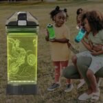 YuanDian Light Up Kids Water Bottle with 3D Dirt Bike Design- 14 OZ Tritan BPA Free Eco-Friendly - Cool Drinking Cups Gift for School Kids Boy Child Motocross Rider - Image 6